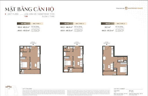 Căn hộ 1 phòng ngủ One Central Sài Gòn