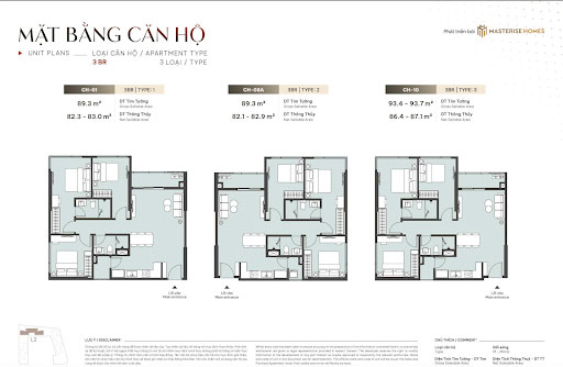 Căn hộ 3 phòng ngủ One Central Sài Gòn