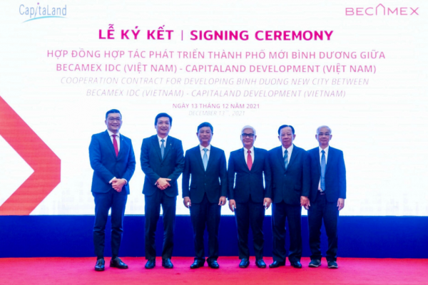 CapitaLand hợp tác phát triển xây dựng dự án nhà ở quy mô lớn đầu tiên của Tập đoàn tại Việt Nam