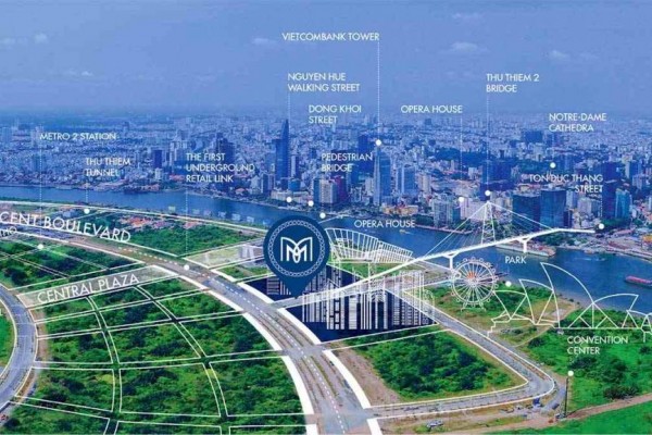 Điểm nhấn tạo nên sức hút từ vị trí Metropole Thủ Thiêm