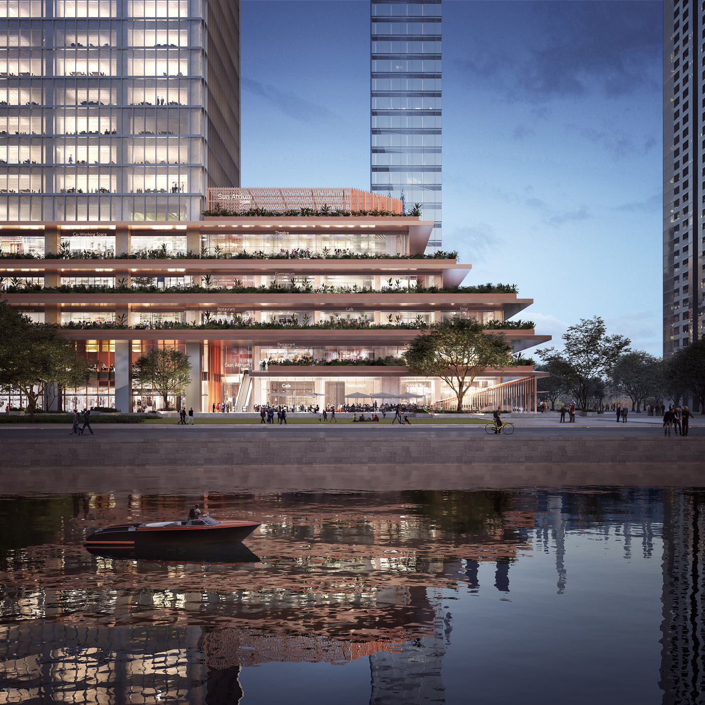 Phối cảnh tiện ích của dự án One Central