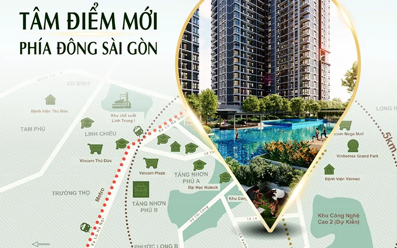 Tiềm năng phát triển kinh tế của vị trí dự án Elysian