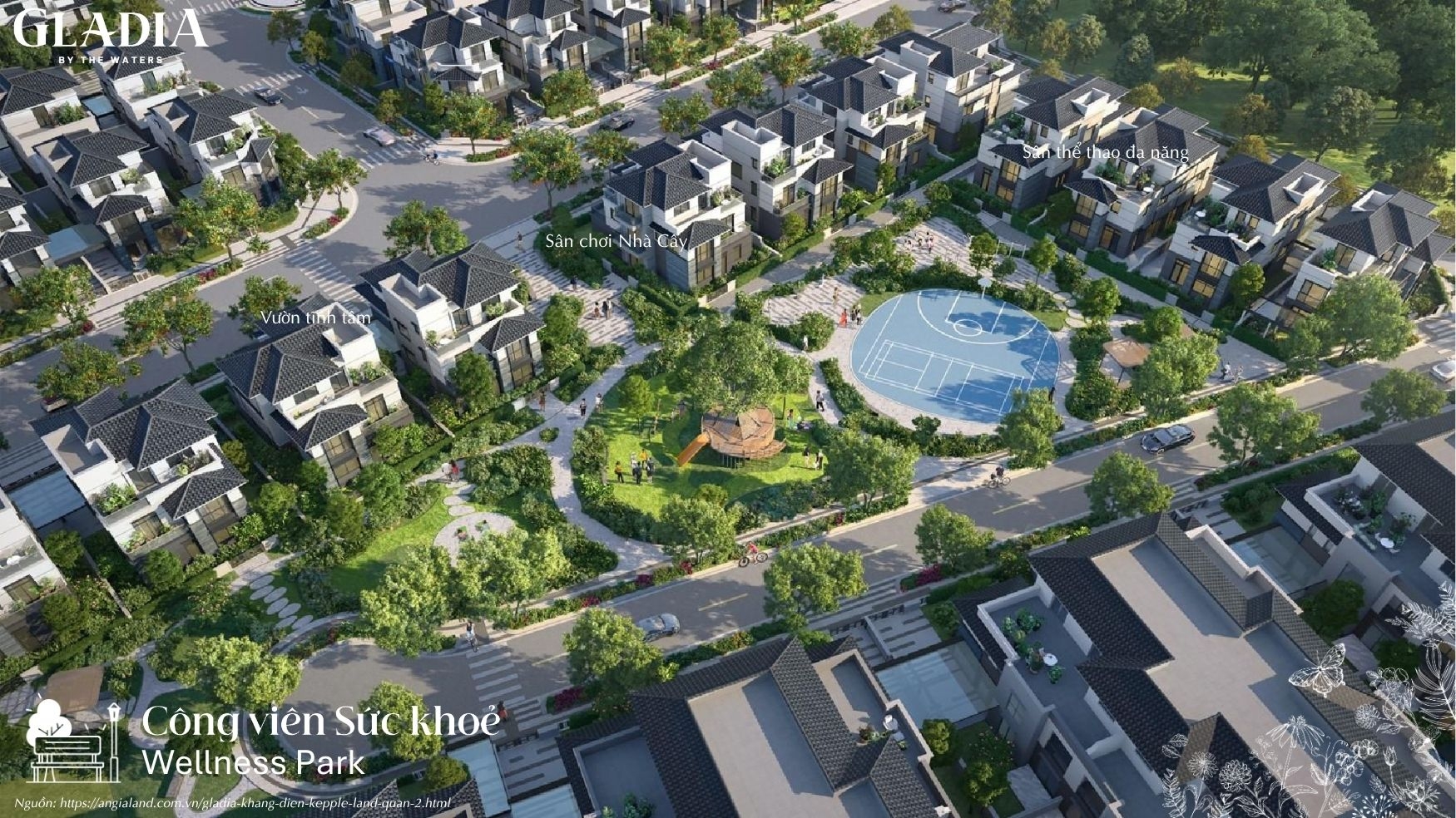 Tiện Ích Công Viên Sức Khỏe (Wellness Park) tại Gladia by the Waters Tiện Ích Công Viên Sức Khỏe (Wellness Park) tại Gladia by the Waters