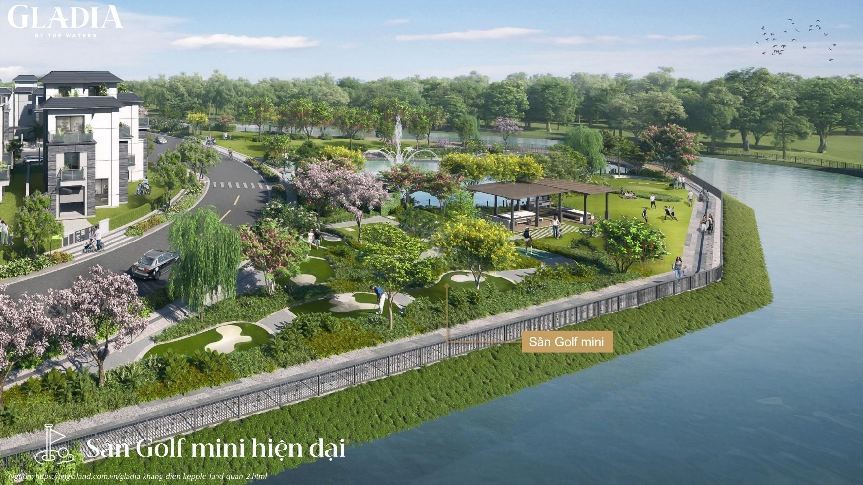 Sân Golf Mini Hiện Đại tại Gladia by the Waters | Tiện Ích Giải Trí Sân Golf Mini Hiện Đại tại Gladia by the Waters | Tiện Ích Giải Trí