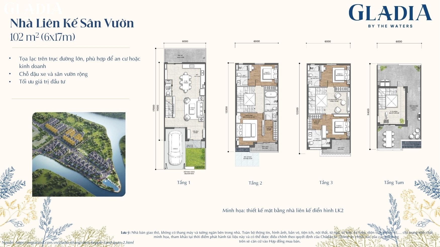 Thiết Kế Nhà Phố Gladia by the Waters | Mẫu Nhà & Mặt Bằng Chi Tiết Thiết Kế Nhà Phố Gladia by the Waters | Mẫu Nhà & Mặt Bằng Chi Tiết