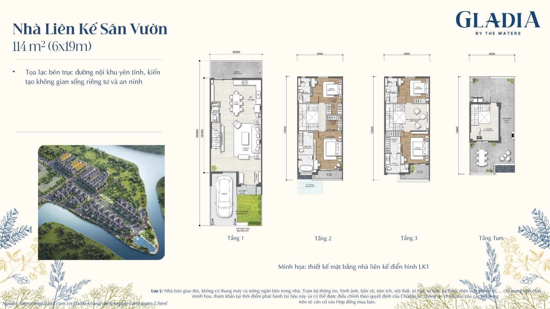 Thiết Kế Nhà Phố Gladia by the Waters | Mẫu Nhà & Mặt Bằng Chi Tiết Thiết Kế Nhà Phố Gladia by the Waters | Mẫu Nhà & Mặt Bằng Chi Tiết