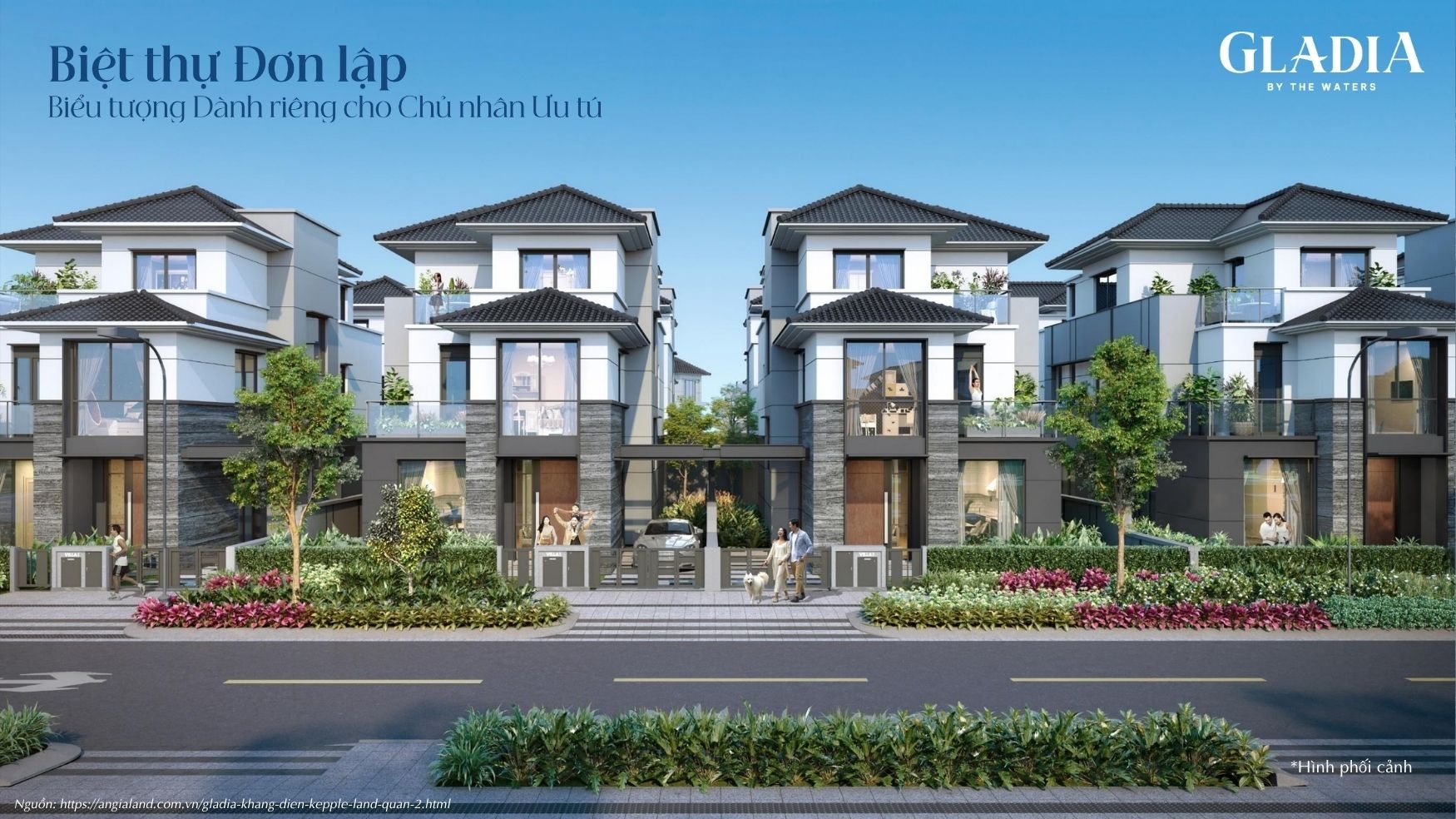 Thiết Kế Biệt Thự Đơn Lập Gladia by the Waters | Mẫu Biệt Thự Độc Bản Thiết Kế Biệt Thự Đơn Lập Gladia by the Waters | Mẫu Biệt Thự Độc Bản