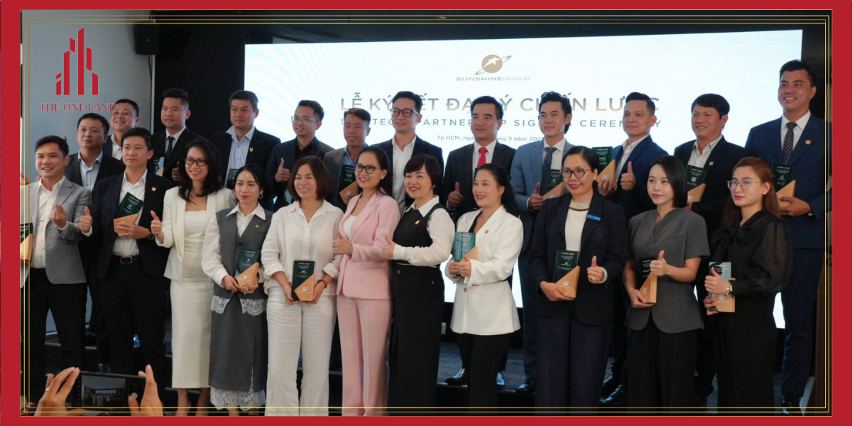 Hoạt động ký kết giữa Sunshine Group và The One Land và 20 đại lý phân phối chính thức