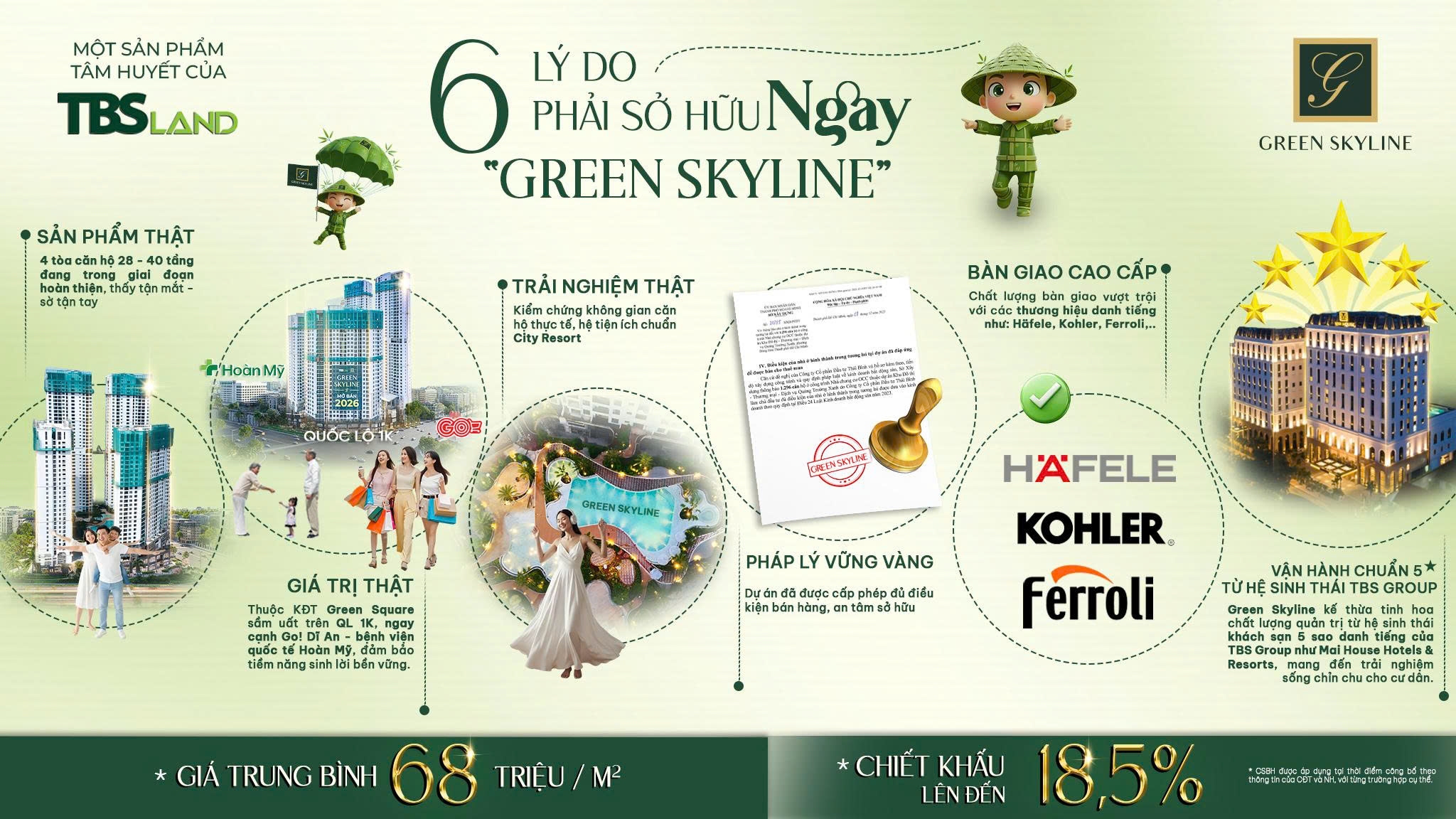 Lý do phải sở hữu 1 căn green skyline