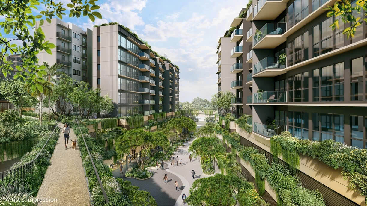 Môi trường sống xanh và trong lành tại Orchard Collection