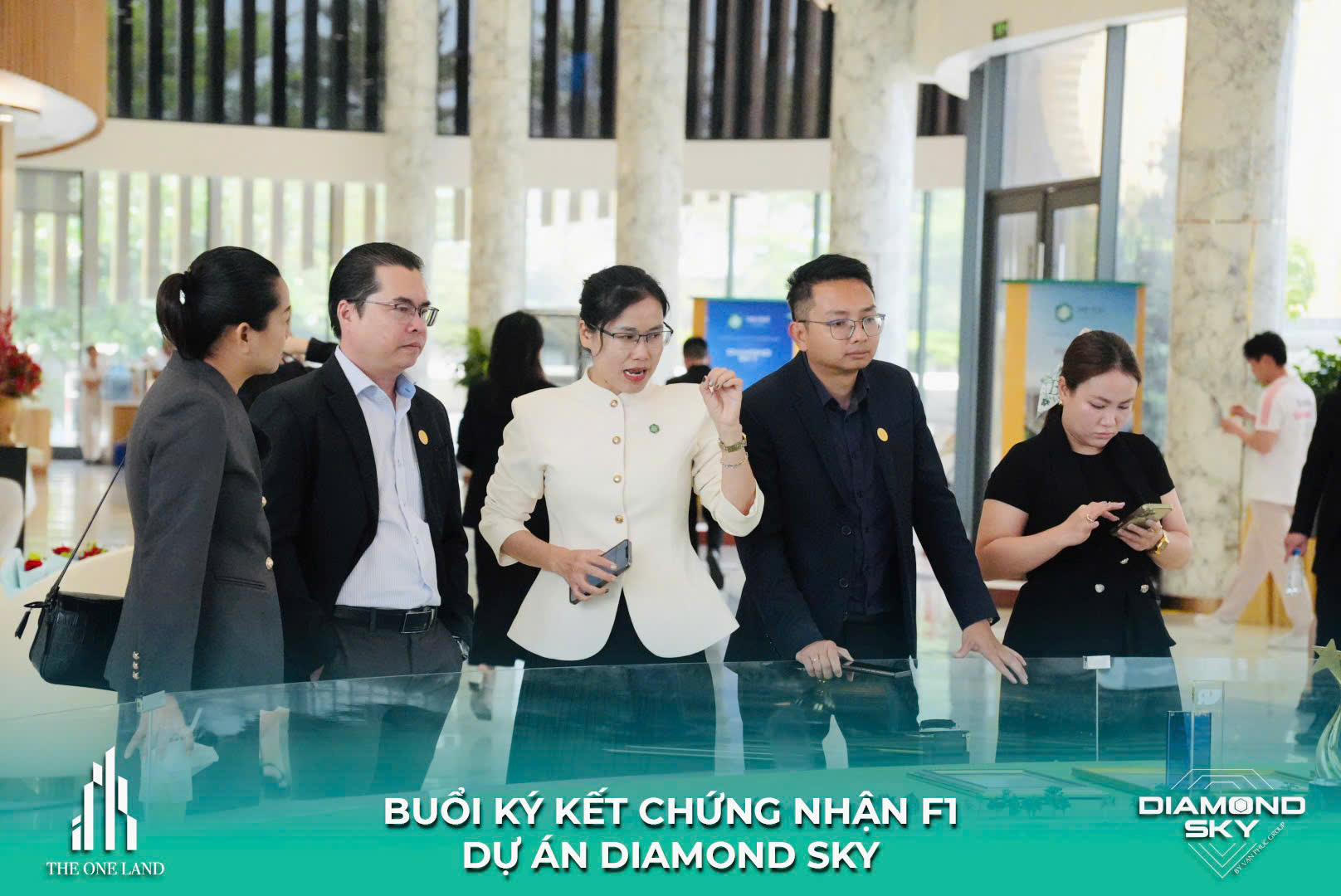 lễ ký kết dự án diamon sky vạn phúc