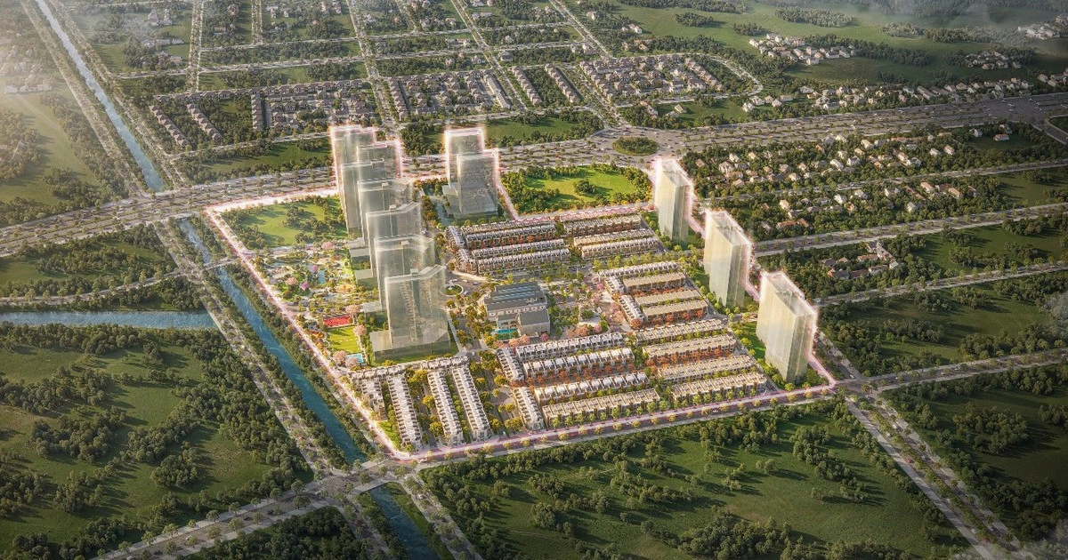 Phối cảnh không gian sống xanh tại dự án Persa Place