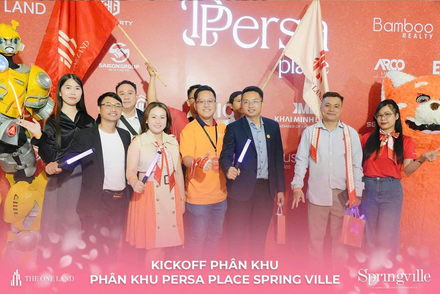 The One Land tham dự lễ kick-off phân khu Persa Place Spring Ville