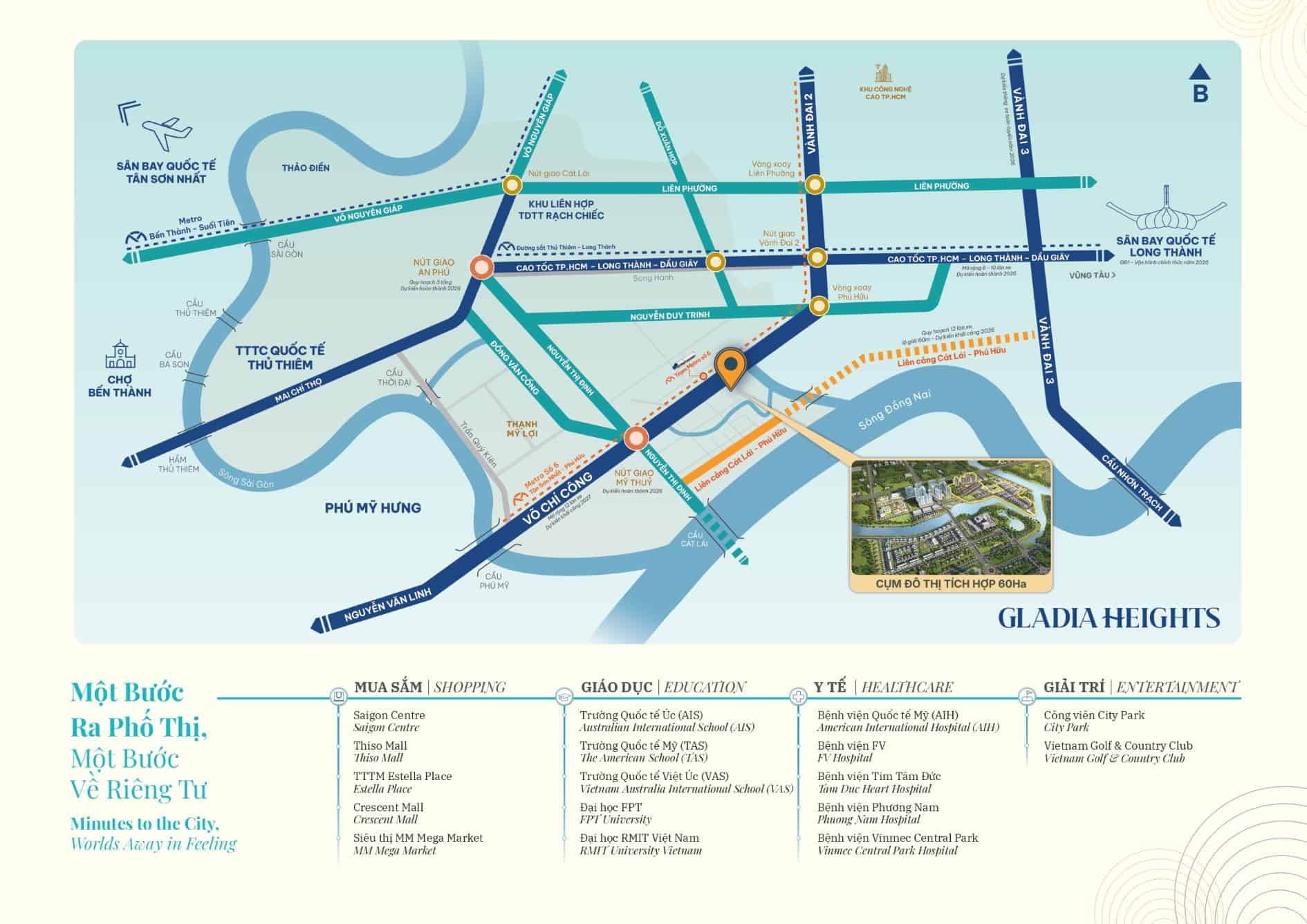 Vị trí Gladia Heights